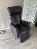 Relax fauteuil elektrisch opknapper, Huis en Inrichting, Fauteuils, Ophalen, Gebruikt, Minder dan 75 cm, Leer