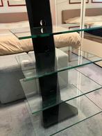 Design stereotoren met glazen platen, Ophalen, Gebruikt