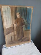 Oude pastel afbeelding uit Frankrijk, Ophalen