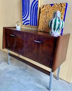 Vintage klepkastje, palissander opgeknapt, midcentury, Gebruikt, -, Onbekend, Ophalen of Verzenden