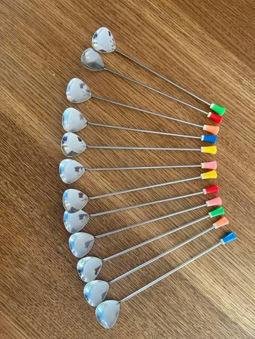 Vintage Sorbetlepels - Set van 12 beschikbaar voor biedingen
