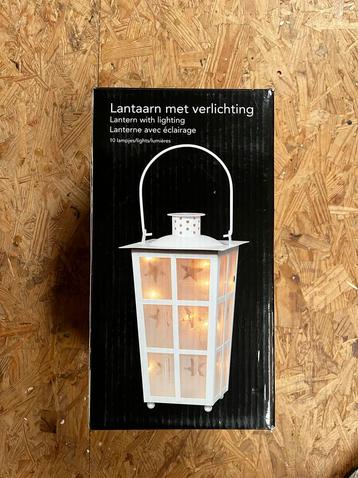 Lantaarn met Verlichting - Nieuw in Doos beschikbaar voor biedingen