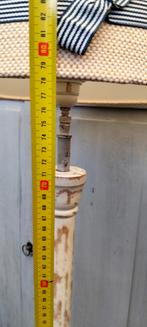 Mooie hoge brocante tafellamp vloerlamp met kap, ., Ophalen of Verzenden, Zo goed als nieuw, .