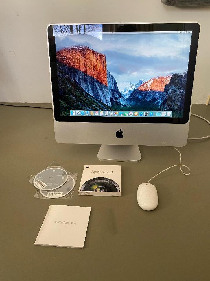 iMac 2009, 20 inch, 250 GB, incl.Fotopr. Aperture & iWorks, Computers en Software, Apple Desktops, Gebruikt, iMac, Onbekend, 2 tot 3 Ghz