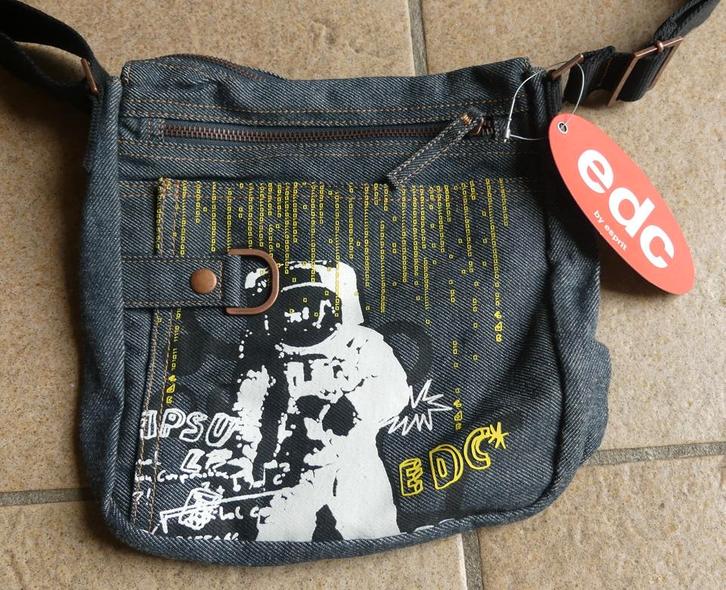 Esprit schoudertasje Lars flight bag tasje grijs - NIEUW!, Sieraden, Tassen en Uiterlijk, Tassen | Schoudertassen, Nieuw, Esprit