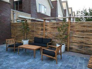 Kastanje schutting/vlechtscherm: A-kwaliteit maatwerk!, Tuin en Terras, Schuttingen, Nieuw, Hout, 1 tot 2 meter, Minder dan 3 meter