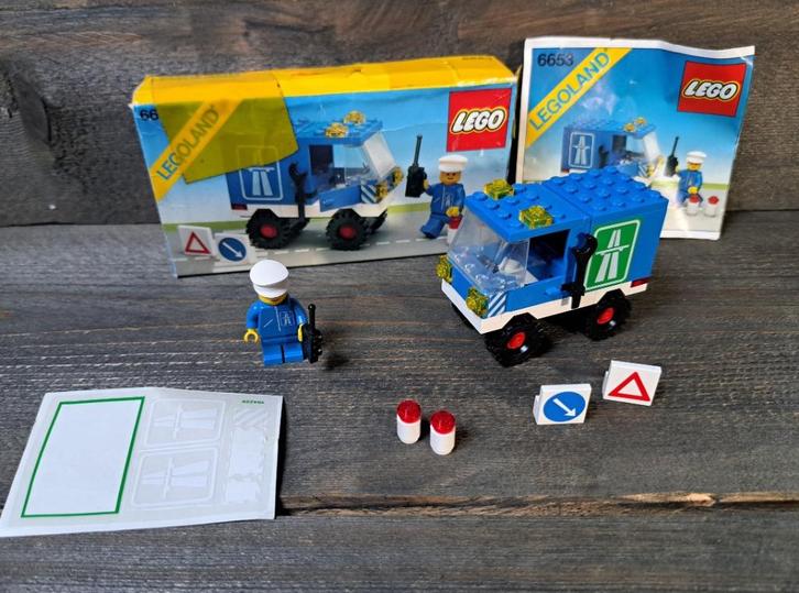 Lego City Classic Town set 6653. Highway Emergency Van, Kinderen en Baby's, Speelgoed | Duplo en Lego, Gebruikt, Lego, Complete set