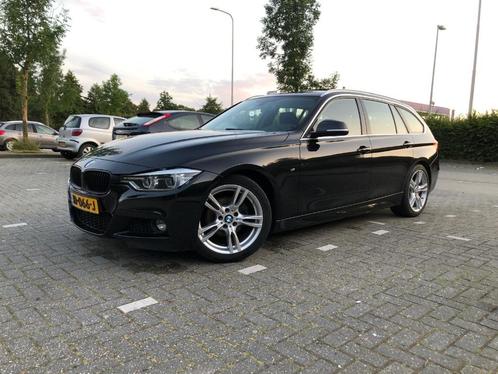 BMW 3-Serie 320i Touring M-Sport 184pk Aut 2016 Zwart, Auto's, BMW, Particulier, 3-Serie, ABS, Adaptieve lichten, Adaptive Cruise Control