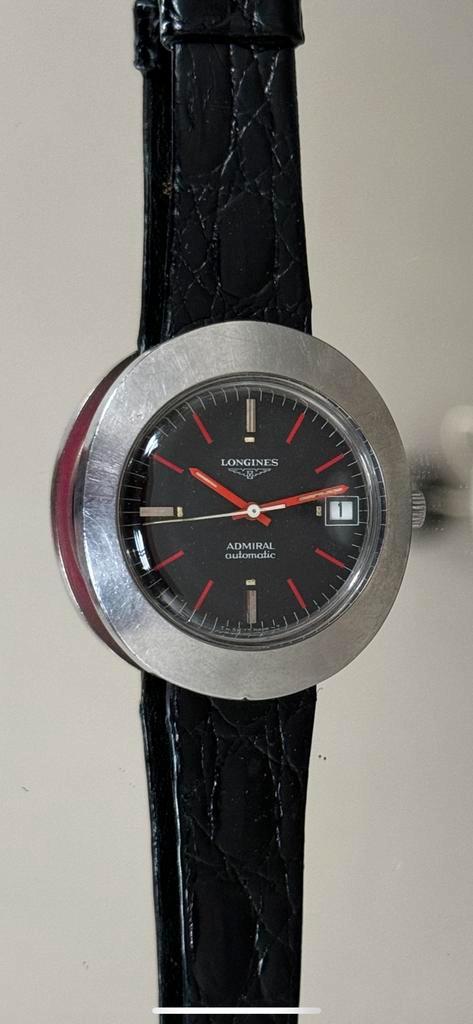 Longines UFO Admiral | 431 kaliber | Automaat, Sieraden, Tassen en Uiterlijk, Horloges | Antiek, Polshorloge, Longines, Staal