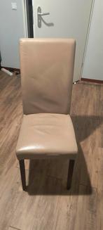 Set van 4 beige stoelen, Ophalen, Gebruikt, Bruin, Vier