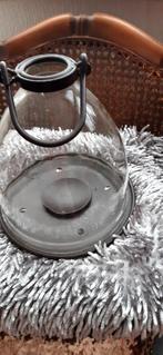 Glazen stolp: :met gietijzer, Ophalen of Verzenden