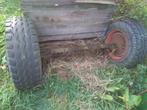 Bav Landbouw as met wielen., Ophalen, Transportkar