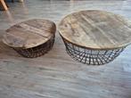 Industriële Salontafel Set - 70 & 90 cm, Ophalen