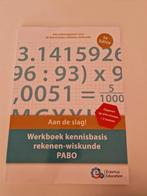 E. Kloet - Werkboek kennisbasis rekenen-wiskunde PABO, Boeken, E. Kloet; N. Wolzak; R. Moraal; Erasmus Education, Ophalen of Verzenden