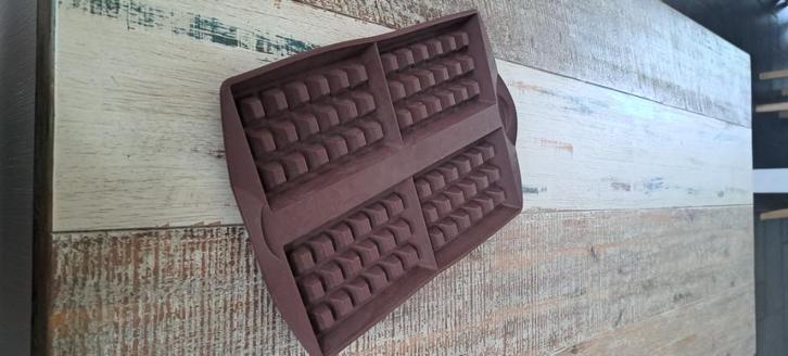 Tupperware wafelmaker, Huis en Inrichting, Keuken | Tupperware, Zo goed als nieuw, Overige typen, Bruin, Ophalen of Verzenden