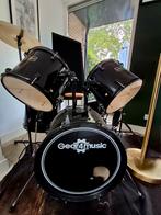 Drumstel Gear4Music fullsize zwart, Muziek en Instrumenten, Drumstellen en Slagwerk, Ophalen of Verzenden, Zo goed als nieuw, Overige merken
