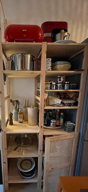 Ikea Ivar planken kort/diep en 1 zijpaneel hoog - afbeelding 1