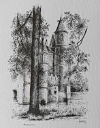 Heeswijk ... kasteel de "IJzer toren " ... Kees Koster..., Antiek en Kunst, Ophalen of Verzenden