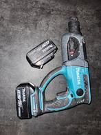 Makita DHR202 Accu Boorhamer 2 accu, Doe-het-zelf en Verbouw, Gebruikt, Boor- en/of Breekhamer, Ophalen of Verzenden, Minder dan 400 watt