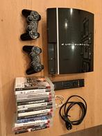 PS3 met 2 controller en afstandbediening 13 spelen games, Spelcomputers en Games, Spelcomputers | Sony PlayStation 3, Met 1 controller