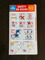 KLM MD-11 safety card, Ophalen of Verzenden, Zo goed als nieuw, Speelkaart(en)