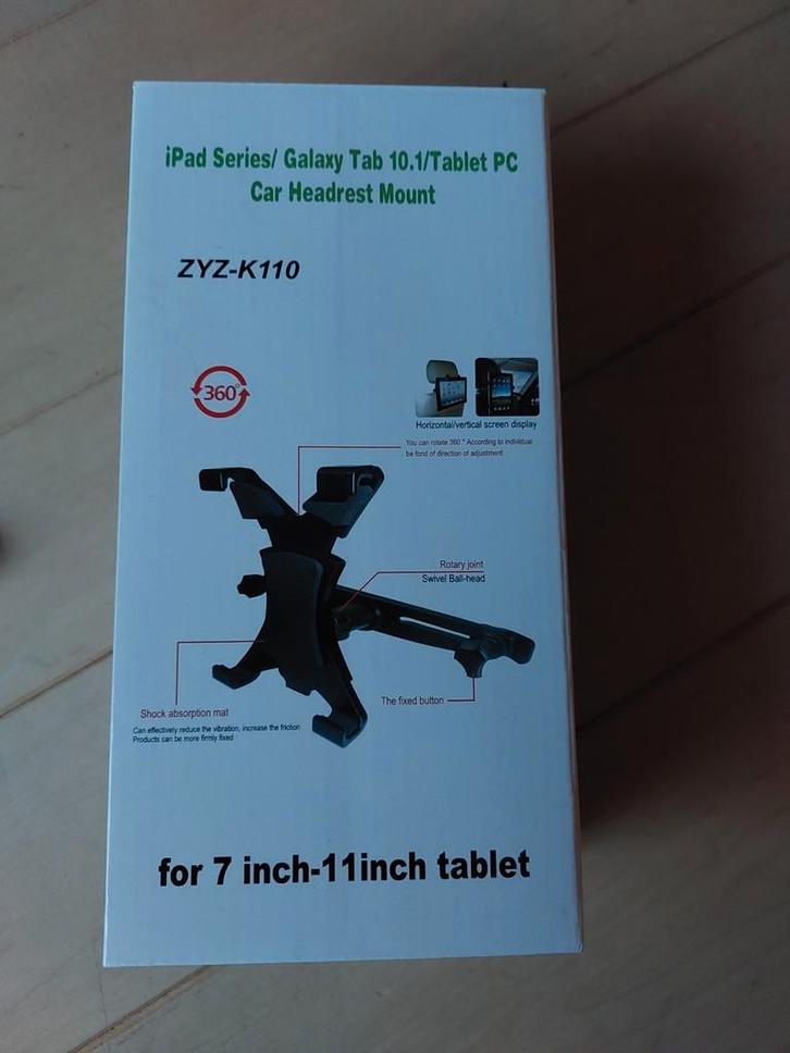 Tablet Houder Auto Hoofdsteun ZYZ-K110 (7-11 inch), Auto diversen, Auto-accessoires, Nieuw, Ophalen
