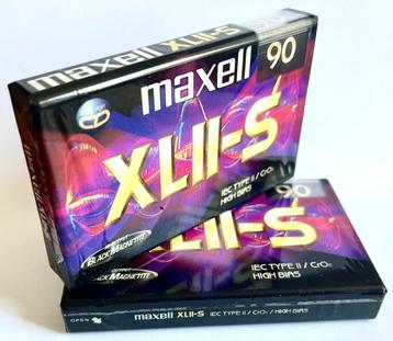 2 X Maxell XL II-S 90 + 1 x Maxell MS 90 Cassettes. Nieuw beschikbaar voor biedingen