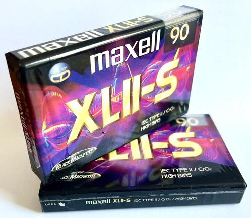 2 X Maxell XL II-S 90 + 1 x Maxell MS 90 Cassettes. Nieuw, Cd's en Dvd's, Cassettebandjes, Nieuw in verpakking, Onbespeeld, 2 t/m 25 bandjes