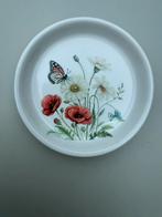 Nieuw HEMA porseleinen wandbordje wilde bloemen vlinders, Ophalen of Verzenden, Nieuw