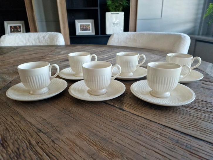 wedgwood edme servies espresso mokka kop en schotel, Huis en Inrichting, Keuken | Servies, Zo goed als nieuw, Kop(pen) en/of Schotel(s)
