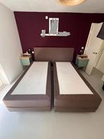 Boxspring Swiss Sense - gratis ophalen, Huis en Inrichting, Slaapkamer | Boxsprings, Ophalen, Gebruikt, Bruin, Tweepersoons