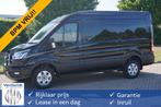 Ford Transit 350M L2H2 Limited AUT-8 165PK BPM VRIJ Navi, Ad, Auto's, 4 cilinders, 2500 kg, Zwart, Bedrijf