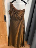 Prachtige bronskleurige baljurk mt 42/44, Kleding | Dames, Carnavalskleding en Feestkleding, Kerstmis of Sinterklaas, Maat 42/44 (L)