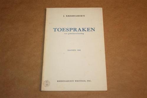 Toespraken met gedachtenwisseling - J. Krishnamurti, Boeken, Esoterie en Spiritualiteit, Gelezen, Overige onderwerpen, Ophalen of Verzenden