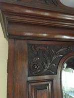 ANTIEK mahonie kast vitrinekast servieskast Engelse wardrobe, Antiek en Kunst, Antiek | Meubels | Kasten, Ophalen