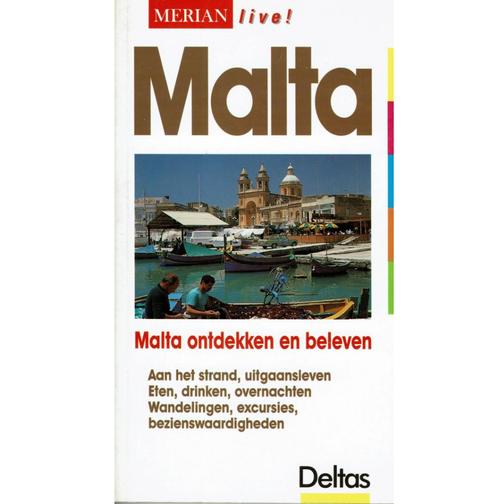 Reisgids MALTA Merian, Boeken, Reisgidsen, Zo goed als nieuw, Reisgids of -boek, Europa, Overige merken, Ophalen of Verzenden