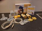 Medela dubbele pomp set, Ophalen of Verzenden, Zo goed als nieuw, Borstkolf