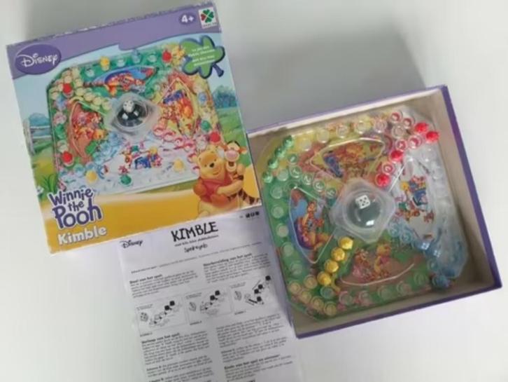 Winnie the Pooh Kimble _ Disney  (Bordspel), Hobby en Vrije tijd, Gezelschapsspellen | Bordspellen, Zo goed als nieuw, Een of twee spelers