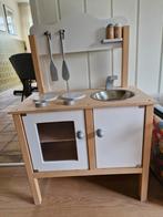 Houten speelkeuken incl oa little dutch koffiezetaparaat, Ophalen, Gebruikt