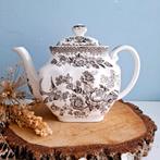 Enoch Wedgwood 'Asiatic Pheasants' (bruin), theepot, Ophalen of Verzenden
