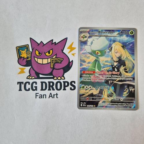 Cynthia´s Roserade 184/182 Destined Rivals, Hobby en Vrije tijd, Verzamelkaartspellen | Pokémon, Nieuw, Losse kaart, Ophalen of Verzenden