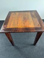 Tafel met uitklapbare mogelijkheden. Teakhouten tafel, Ophalen, 100 tot 150 cm, 50 tot 100 cm, Zo goed als nieuw
