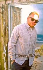 ERMENEGILDO ZEGNA🧐 flanellen overhemd mt IV L, Kleding | Heren, Overhemden, Ermenegildo Zegna, Verzenden, Beige, Zo goed als nieuw