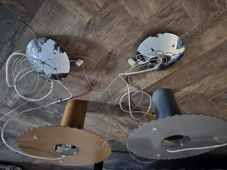 Industriële designlampen, Huis en Inrichting, Lampen | Plafondlampen, Zo goed als nieuw, Ophalen of Verzenden