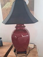 Japanse porcelein tafellamp incl lampenkap, Ophalen, Stof, 50 tot 75 cm