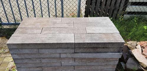 Uitverkoop: Betonsteen Lineair Wildverband 2 pallets, Tuin en Terras, Tegels en Klinkers, Zo goed als nieuw, Overige typen, Beton