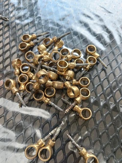 17 messing traproedes 70cm met knologen, Huis en Inrichting, Stoffering | Gordijnen en Lamellen, Gebruikt, Minder dan 100 cm, Ophalen