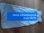 Zomerslaapzak hema maat 68/80, Kinderen en Baby's, Dekens, Slaapzakjes en Inbakerproducten, Slaapzak, 70 tot 85 cm, Zo goed als nieuw