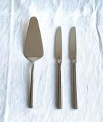 BK Waal - taartschep en 2 dessertmessen, Ophalen of Verzenden, Zo goed als nieuw, Rvs of Chroom, Vaatwasserbestendig