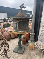 Antieke Vogelkooi op Voetstuk, Tuin en Terras, Vogelhuisjes en Vogelbaden, Ophalen, Gebruikt